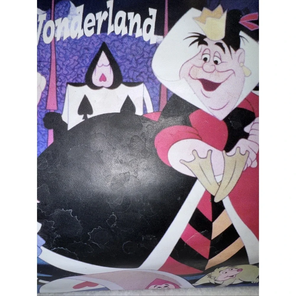 RARE DISNEY ALICE‎ IN WONDERLAND PURSE/SHOULDER BAG VINYL VINTAGE 1990s GW996
